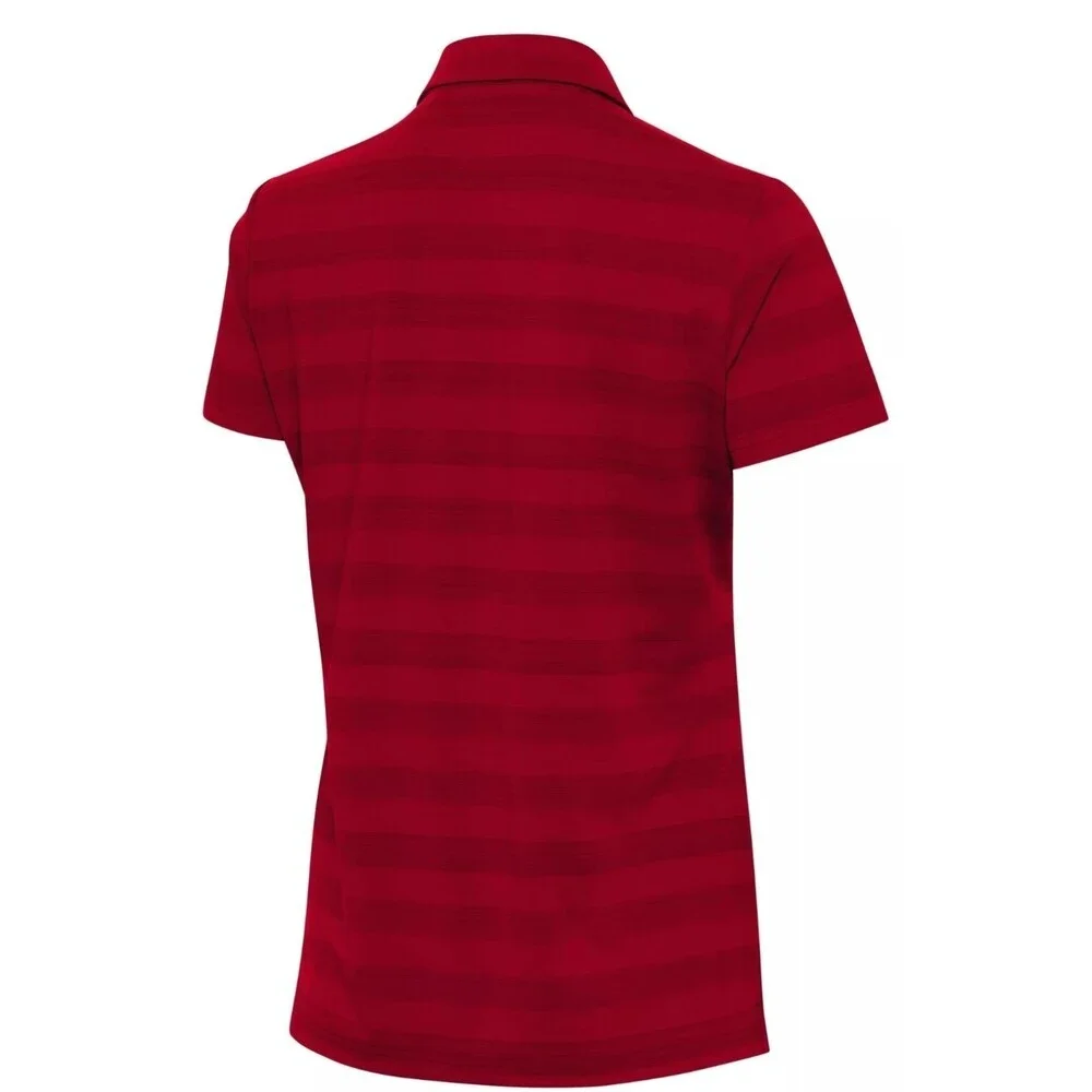NWT Antigua Women's Tunnel Polo Sz XL Red MSRP $62 New Excellent A600 Golf - Picture 4 of 5